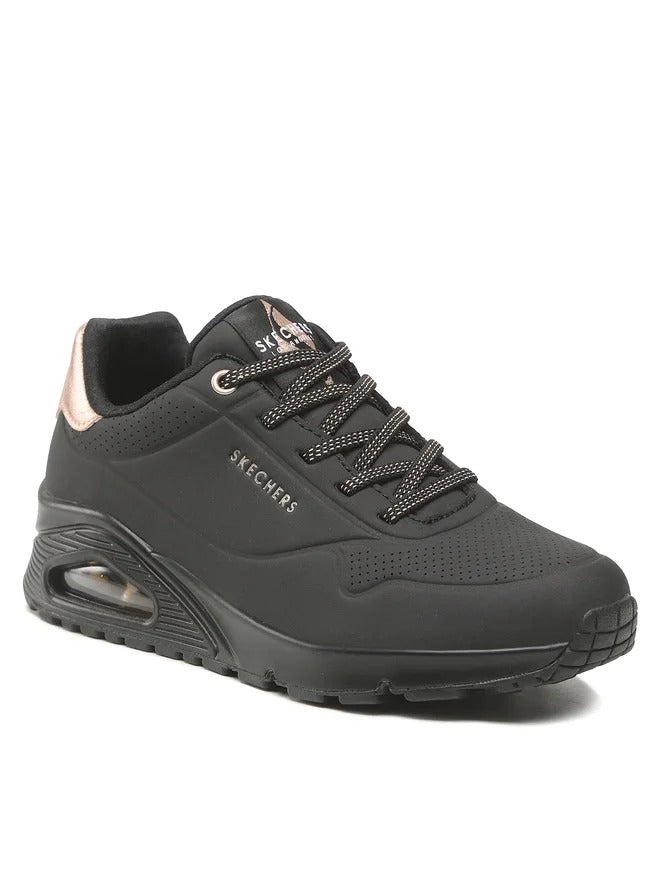Skechers Uno Shimmer Away Sneakers Donna Nere