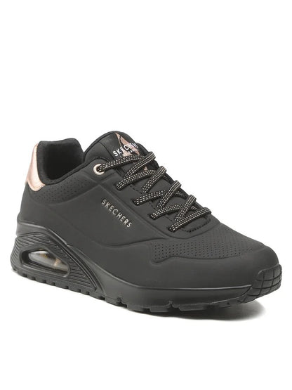 Skechers Uno Shimmer Away Sneakers Donna Nere