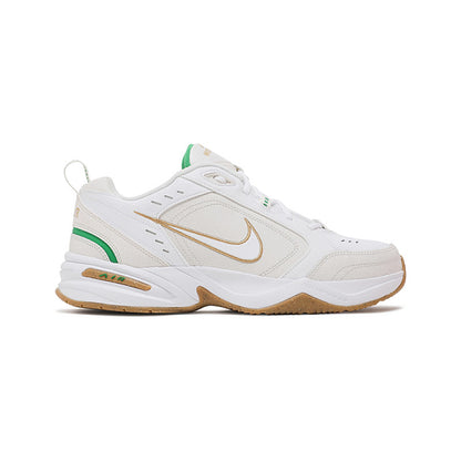NIKE AIR MONARCH IV WHITE/METALLIC GOLD-PHANTOM-LUCKY GREEN 415445-103