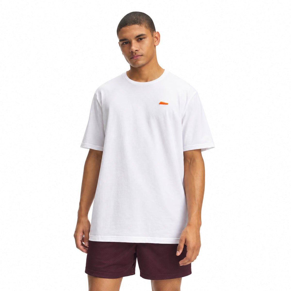Under Armour UA M 60/40S LC Scorpio SS 6013606-100 2000001078051 – T-Shirt Uomo Bianca in Cotone a Manica Corta per Sport, Allenamento e Tempo Libero, Abbigliamento Sportivo