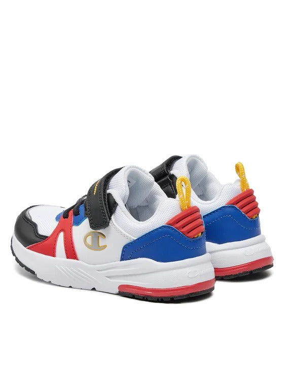 CHAMPION RAMP UP B PS LOW CUT SHOE WHT/NBK/RBL/RED S32673-WW007
