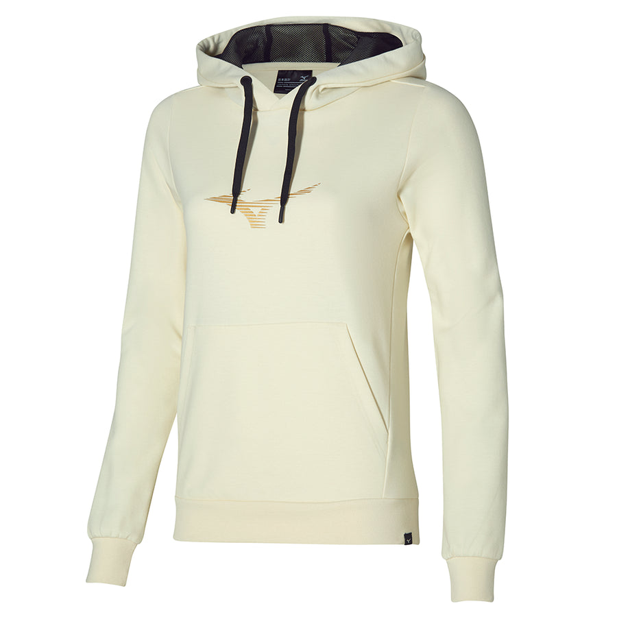 MIZUNO ATHLETIC GRAPHIC HOODY W white K2GCA20103