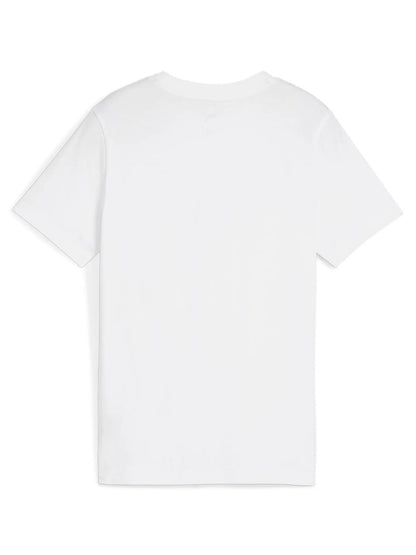 PUMA ESS CAT LOGO TEE B WHITE 684907-02