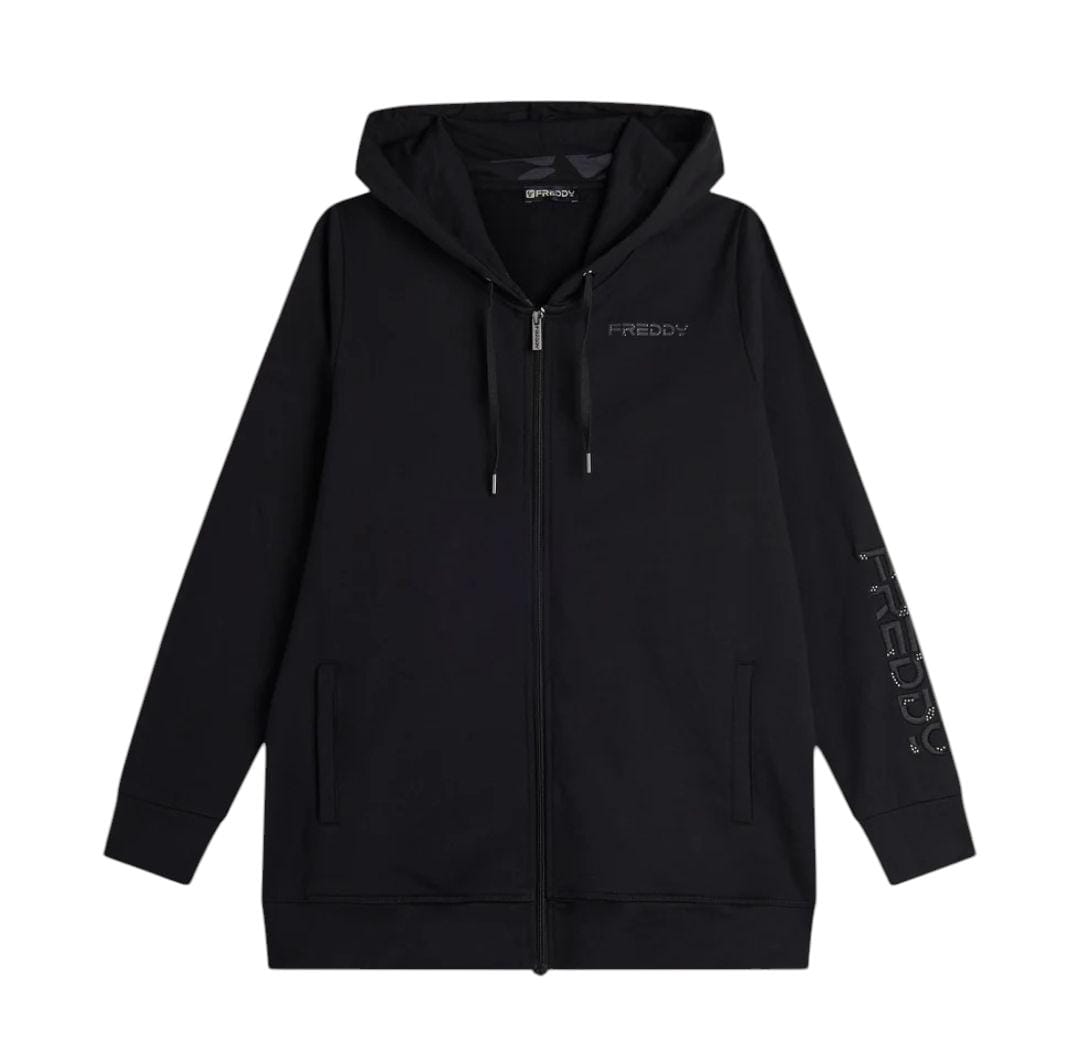 FREDDY FELPA CAPPUCCIO ZIP F4WCRS8-NFLO73