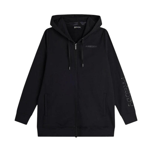 FREDDY FELPA CAPPUCCIO ZIP F4WCRS8-NFLO73