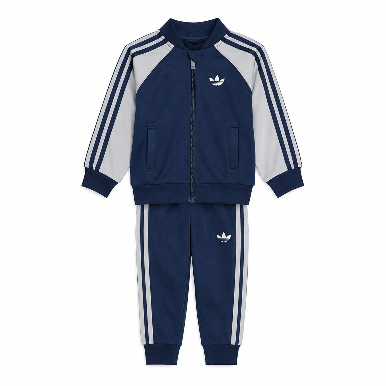 Tuta Adidas SST Tracksuit Bambino Blu Navy Grigio KH0848