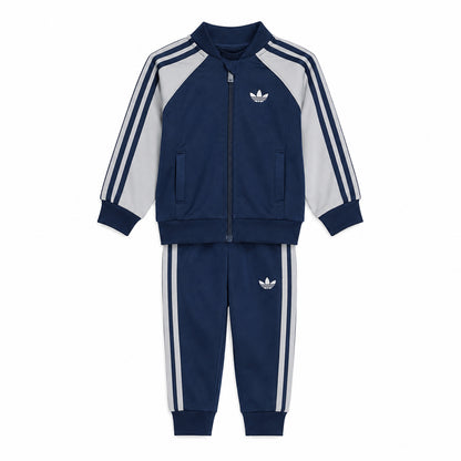Tuta Adidas SST Tracksuit Bambino Blu Navy Grigio KH0848