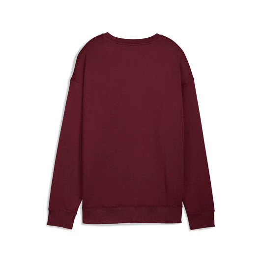 PUMA ESS SMALL NO. 1 LOGO RELAXED CREW FL RED 633268-96