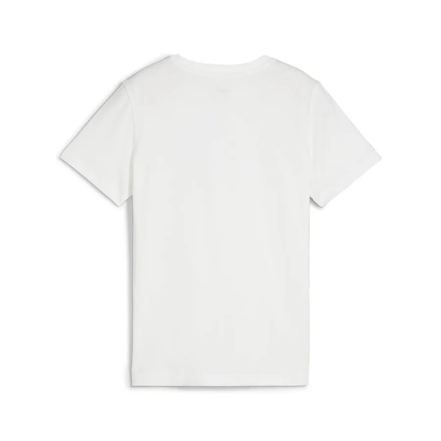 PUMA ESS+ LOGO LAB SUMMER TEE B WHITE 679231-02