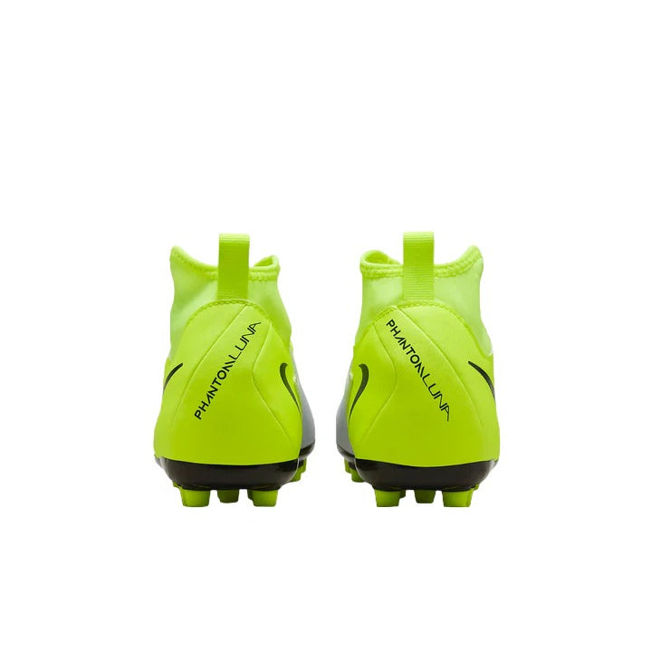 NIKE JR. PHANTOM LUNA 2 ACADEMY METALLIC SILVER/BLACK-VOLT FJ2605-003