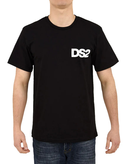 DS2 T-Shirt SS26267 | Maglietta Uomo Manica Corta | Nero, Sabbia, Bianco