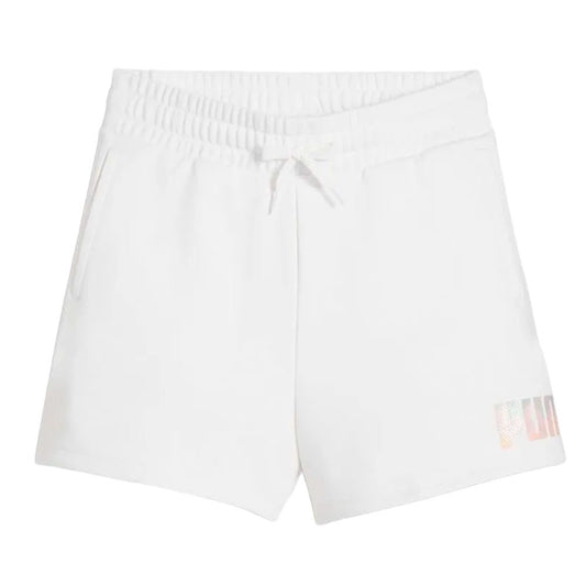PUMA ESS+ SUMMER DAZE SHORTS G WHITE 680253-02