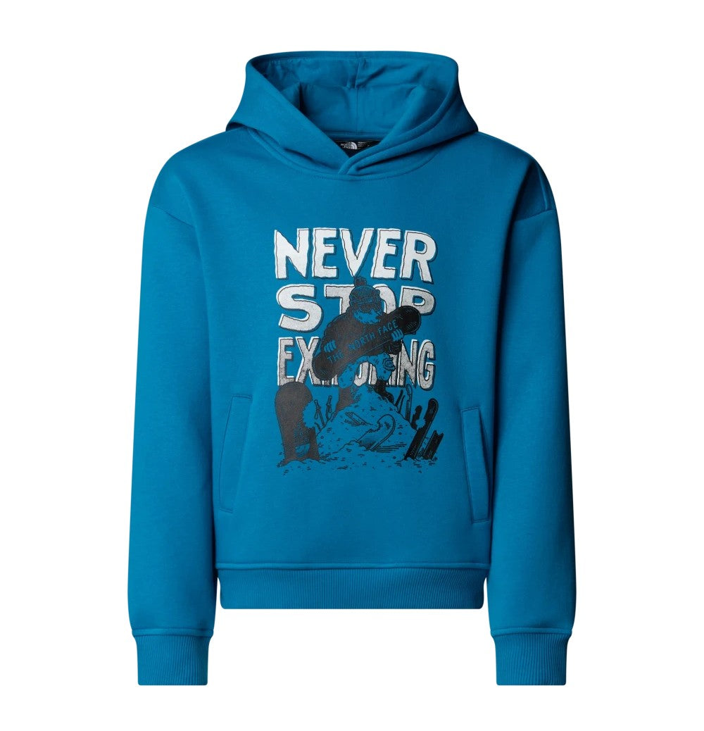THE NORTH FACE NTF B REFLECT LOGO CREW DUSK BLUE NF0A8EATBOM1