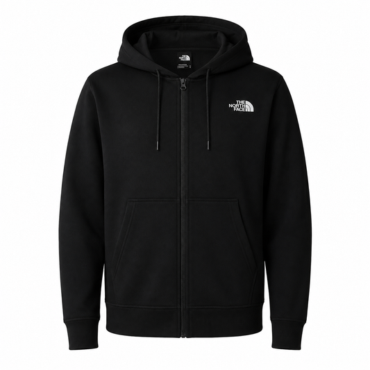 TNF M Simple Dome Light Full Zip Hoodie Nero NF0A8GQ7
