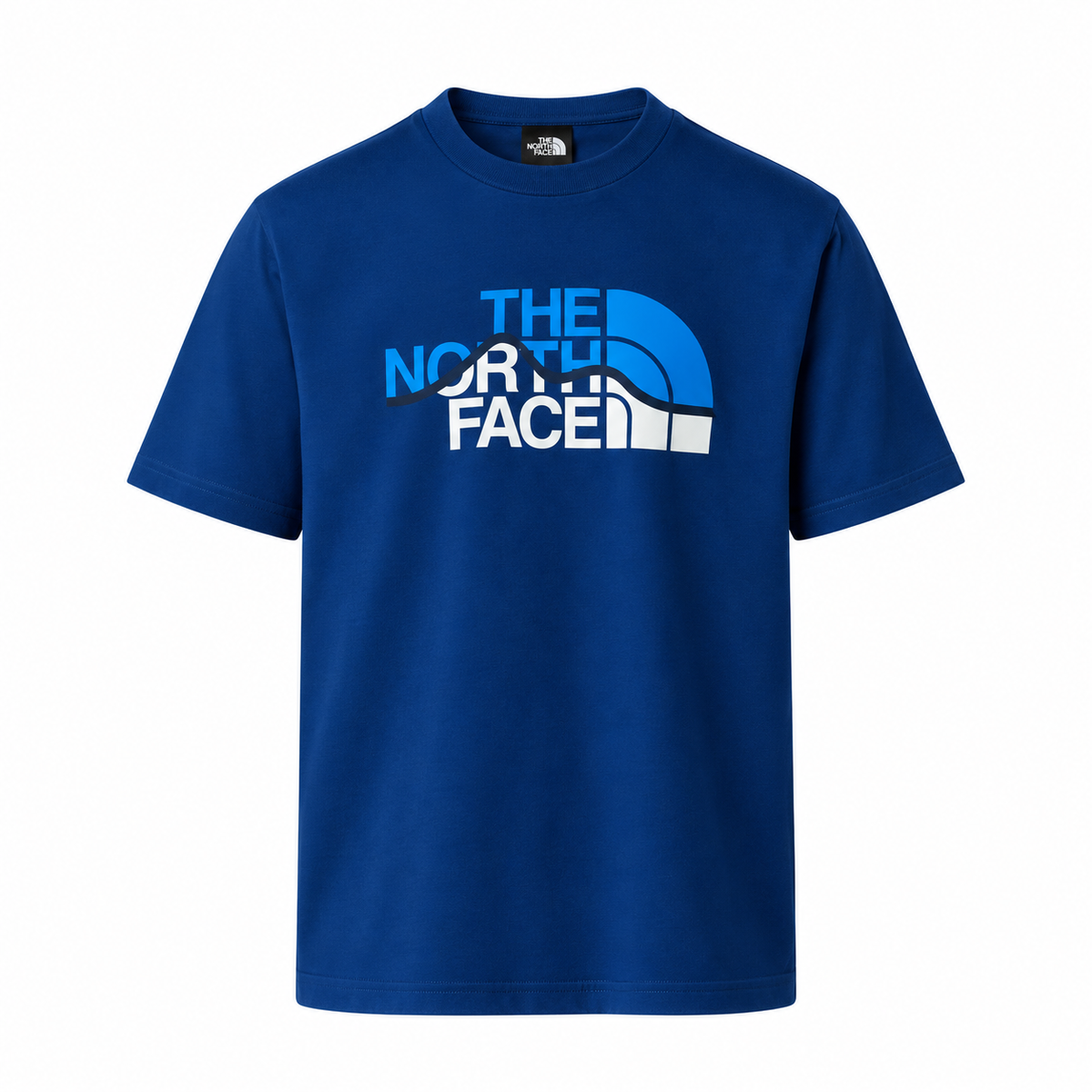 The North Face Mountain Line Tee NF0A87NTD1R1 Blu