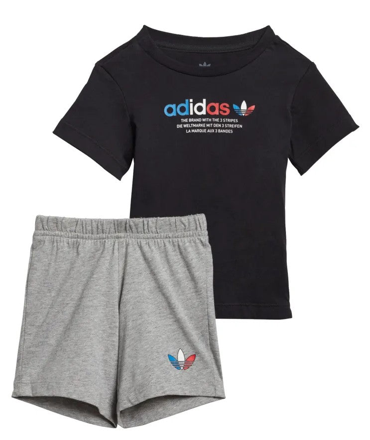 ADIDA ORIGINALS ADICOLOR SHORTS AND TEE SET GN7414
