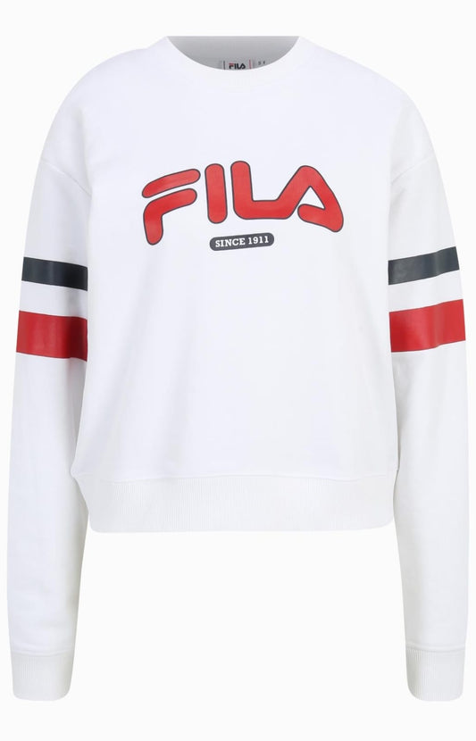 FILA LATUR GRAPHIC CREW SWEAT BRIGHT WHITE FAW0742-10001