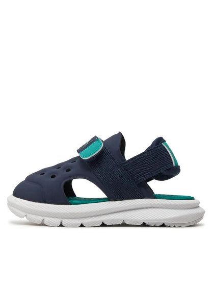 PUMA EVOLVE SANDAL AC INF NAVY-SPARKLING GREEN-WHITE 389148-08