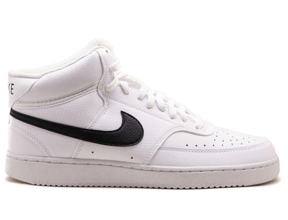 Nike Court Vision Mid Next Nature WHITE/BLACK-WHITE scarpe stivaletto basket uomo bianco/nero DN3577-101