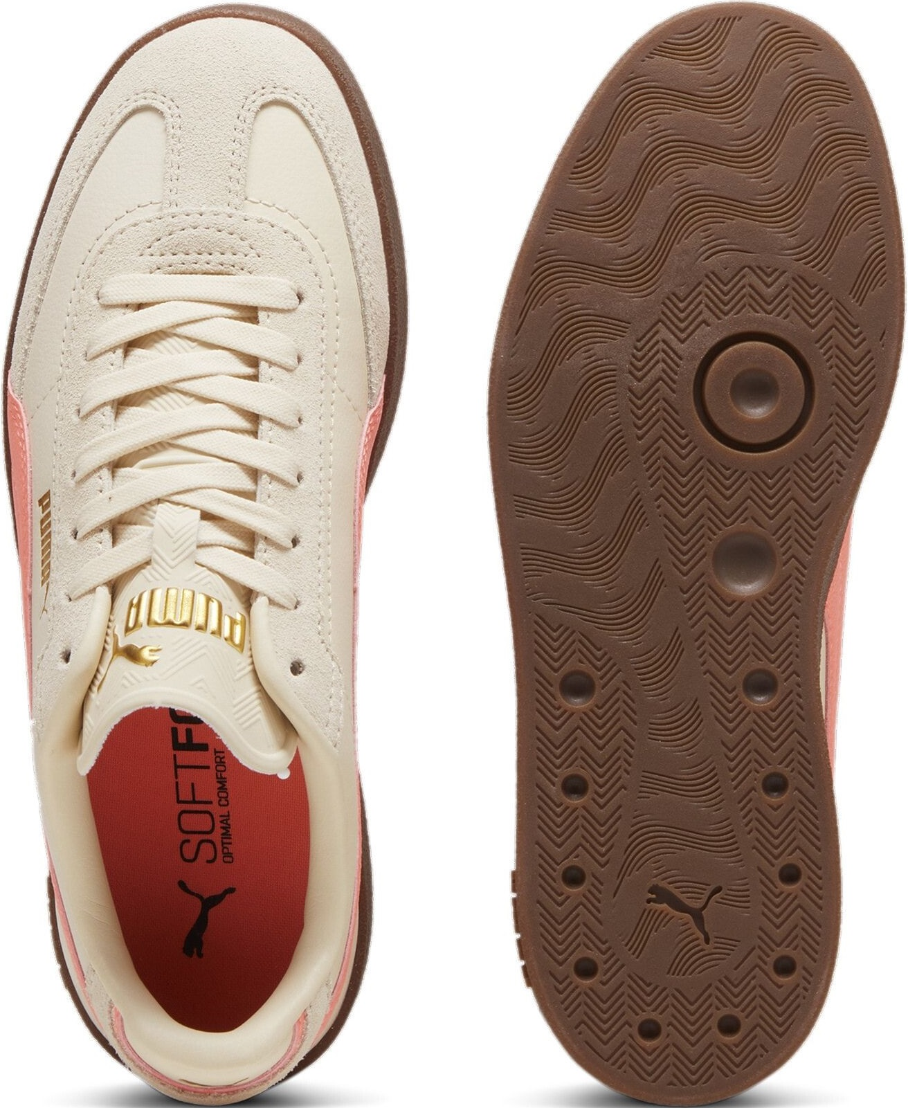 PUMA CLUB II ERA ALPINE SNOW-FLURO PEACH PES-GUM 397447-10