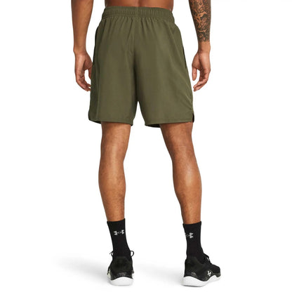 UNDER ARMOUR WOVEN WDMK SHORTS	MARINE OD GREEN 1383356-390
