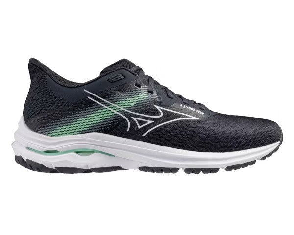 MIZUNO SHOE WAVE EQUATE 9	India Ink/White/Neo Mint J1GC254801