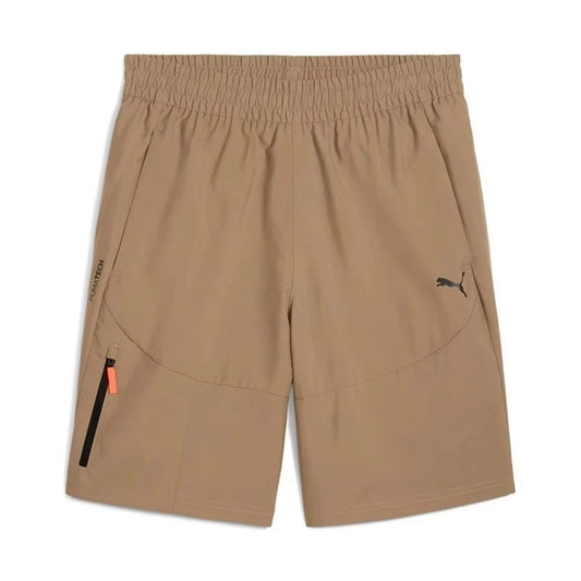 PUMA PUMATECH CARGO WOVEN SHORTS 9" BROWN 684610-83