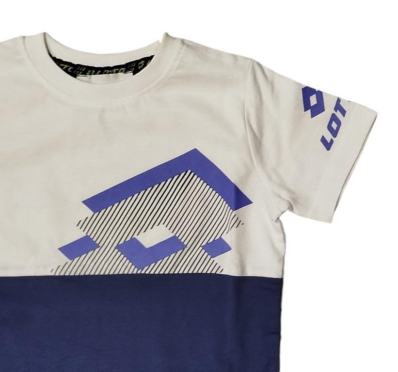 LOTTO COMPLETO 2 PEZZI BIANCO/BLU LT0126-003