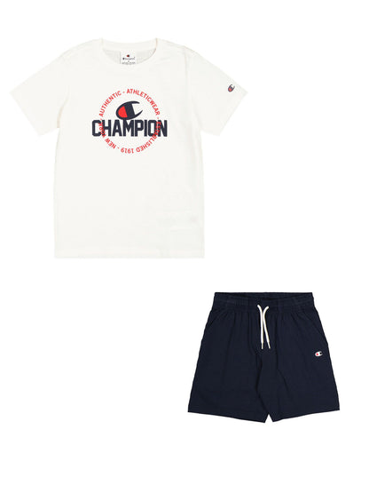 CHAMPION SET WHT/NNY 306991-WW001