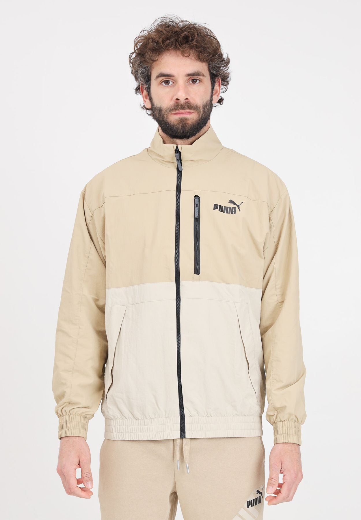 PUMA STYLE WINDBREAKER PRAIRIE TAN 623685-83