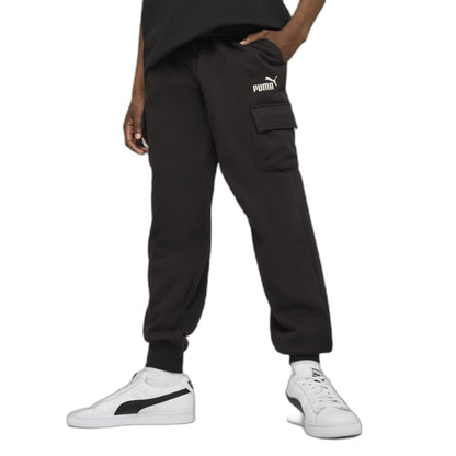 PUMA ESS NO. 1 LOGO CARGO PANTS FL B BLACK 684924-01