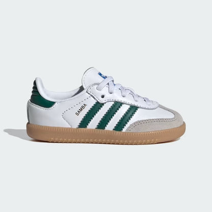 ADIDAS SAMBA OG EL I FTWWHT/CGREEN/GUM3 IE1337