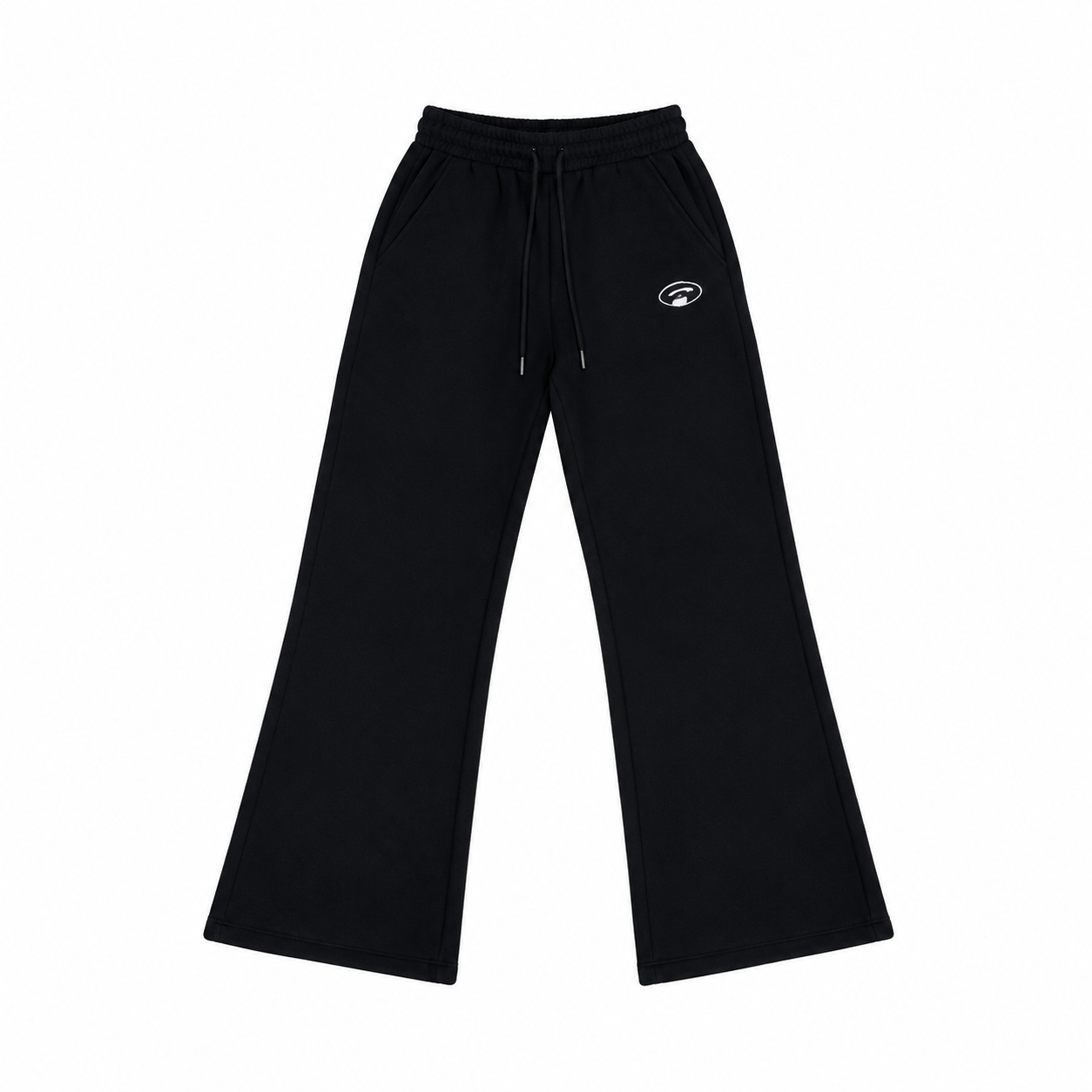 Starter Pantaloni neri donna eleganti a palazzo, vestibilità ampia, comodi, moderni e versatili 41266 ST