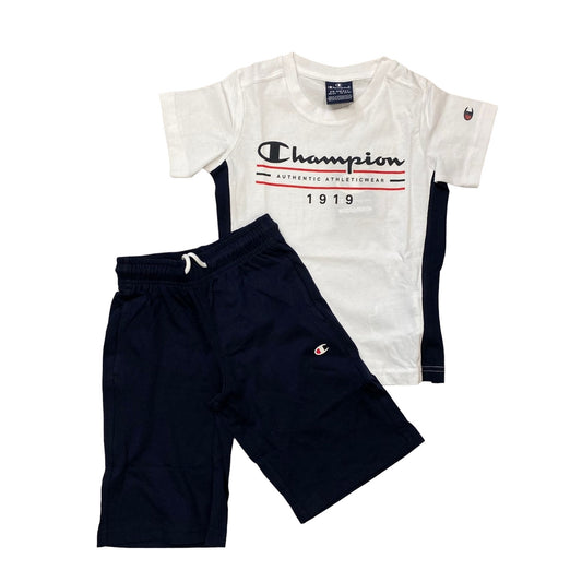 CHAMPION SET WHT/NNY 306700-WW001