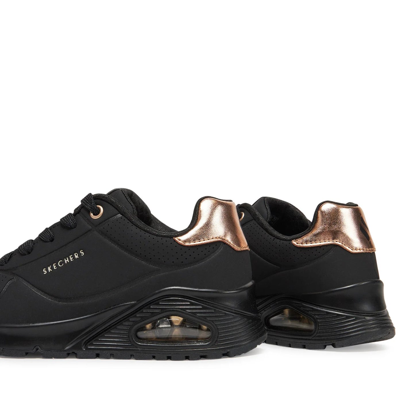 Skechers Uno Gen1 Shimmer Away – Sneaker Donna Nera