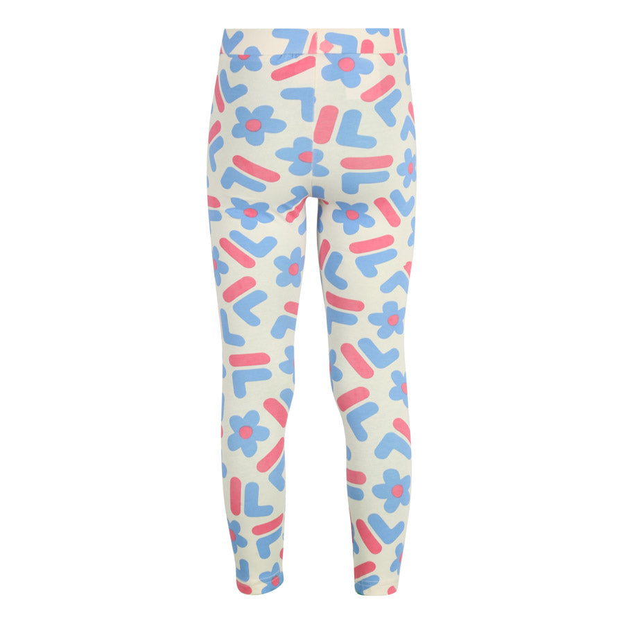 FILA LANDAU AOP LEGGINGS ANTIQUE WHITE F FLOWER AOP FAK0316-13296