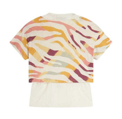 FREDDY T-SHIRT MANICA CORTA CREAM+ZEBRAANIMALIERMULTICOLOR S25WMVT1C-WAN117