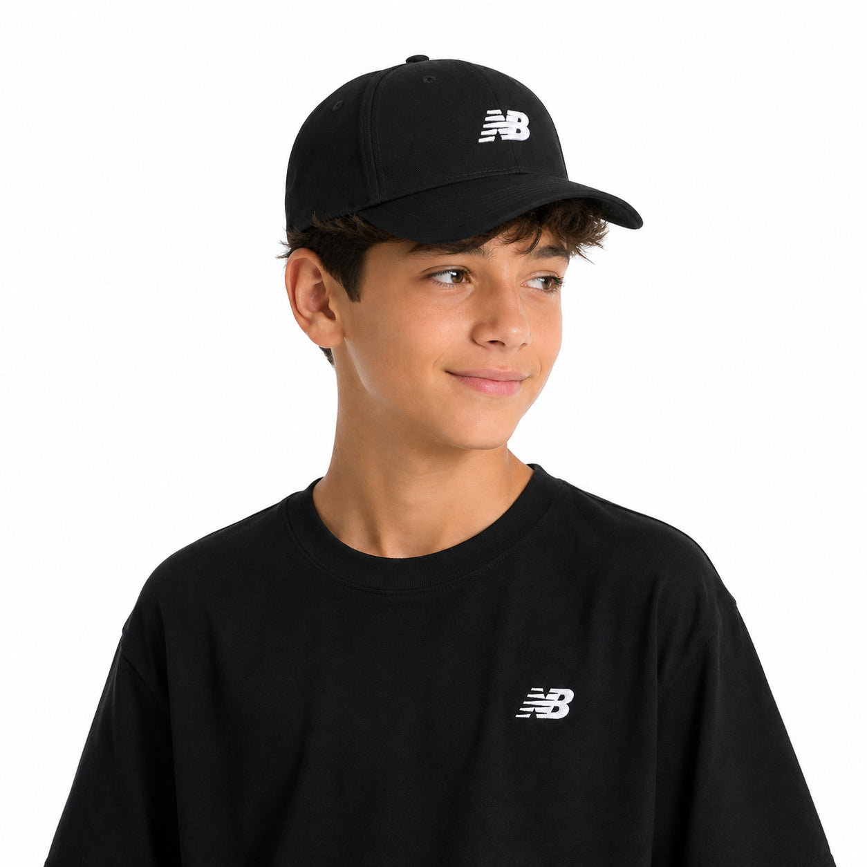 New Balance Small Logo Cap LAKB0079-BK | Unisex Bambino | Nero