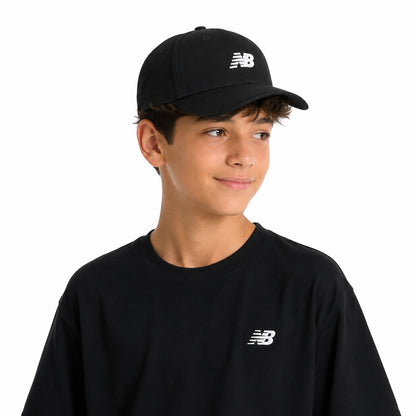 New Balance Small Logo Cap LAKB0079-BK | Unisex Bambino | Nero