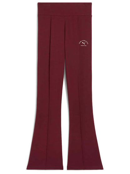 PUMA CLASS HIGH-WAIST FLARED LEGGINGS G RED 688752-96