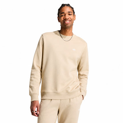 Adidas Essentials Crew French Terry – Felpa Uomo Kaki