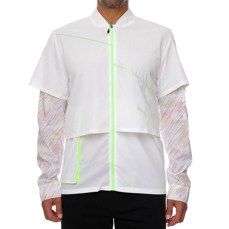PUMA Ultra Running Jacket Mens Training Track Top 520854-02
