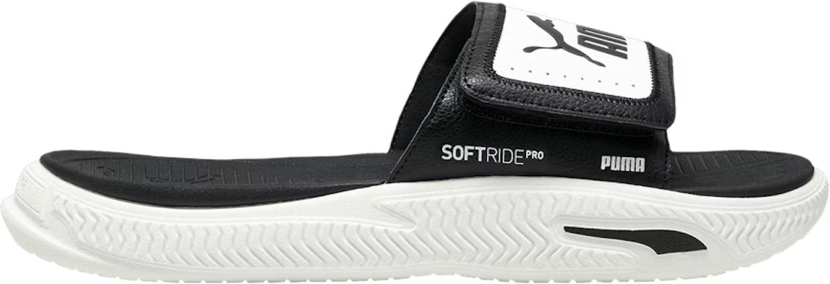 PUMA SOFTRIDEPRO SLIDE 24 V BLACK-BLACK-WHITE 395431-01