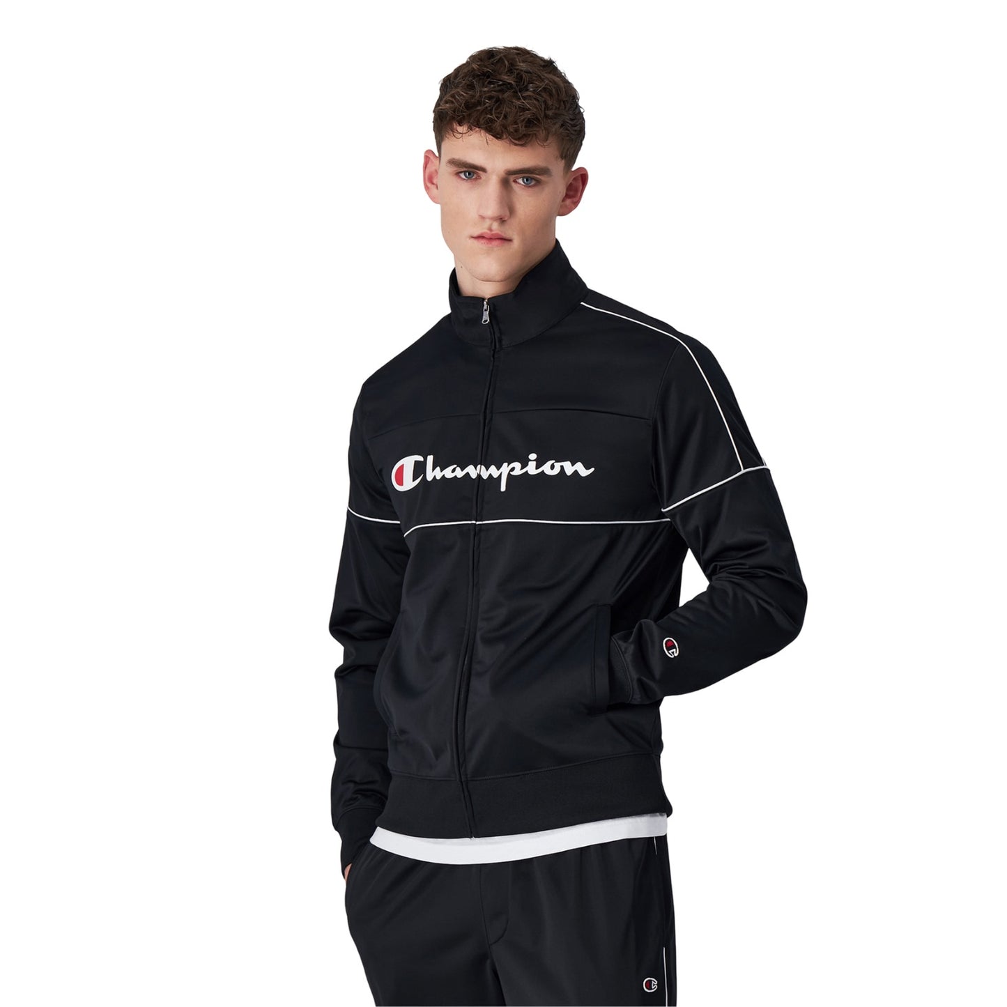 CHAMPION TRACKSUIT NBK/NBK/WHT 220292-KK001