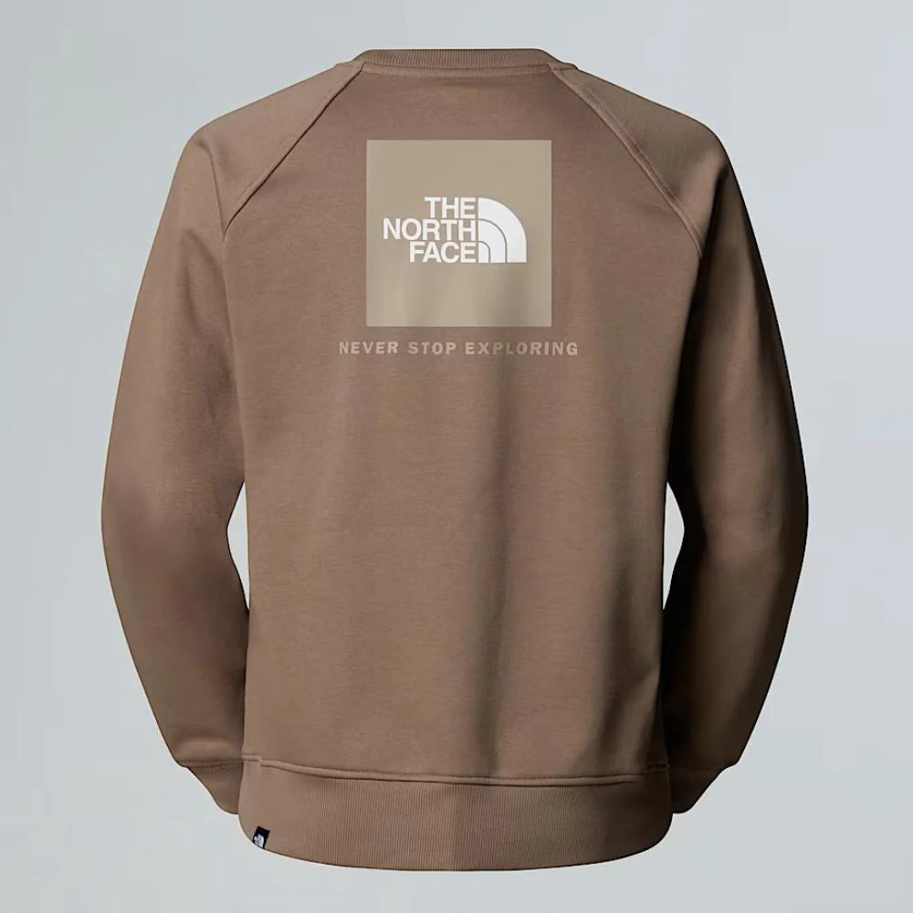THE NORTH FACE M RAGLAN BOX NSE REGULAR CREW MOCHA BROWN/MUSHROOM GR NF0A89FAE1Q1