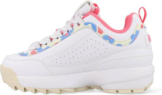FILA DISRUPTOR F KIDS WHITE-PINK LEMONADE FFK0115-13306