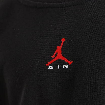 Jordan Brooklyn Fleece Crew – Felpa Bambino Nera