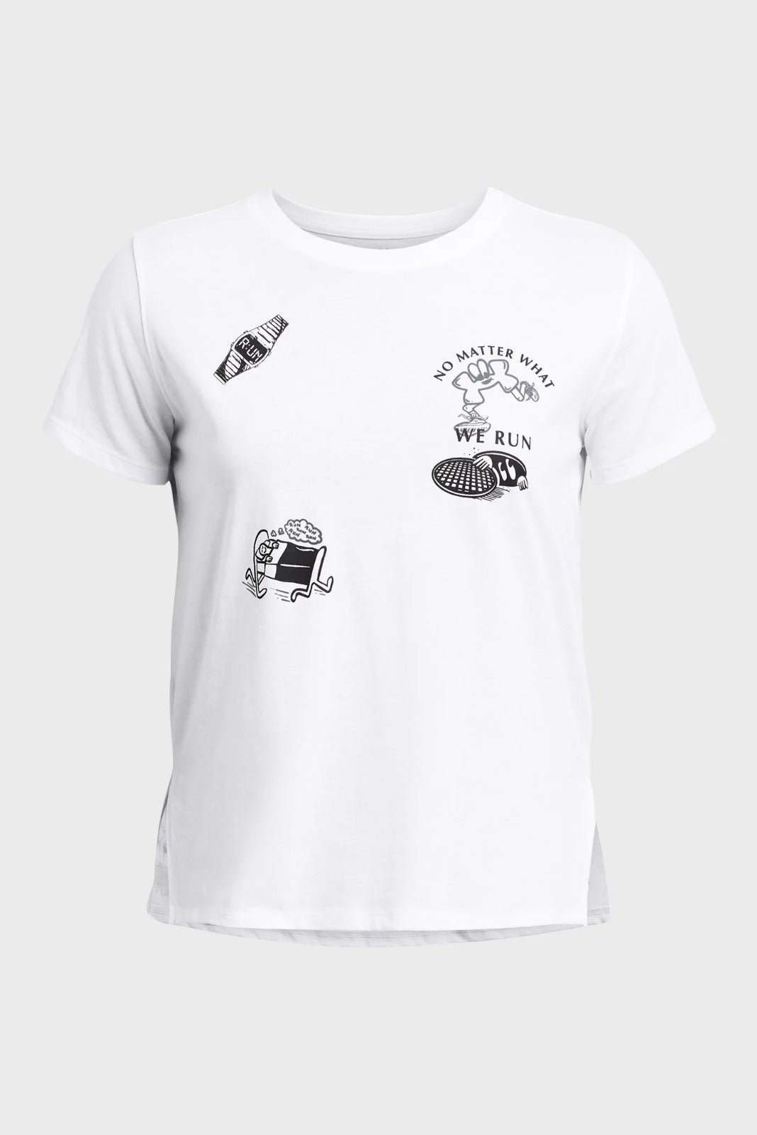 UNDER ARMOUR WE RUN SS WHITE 1382965-100
