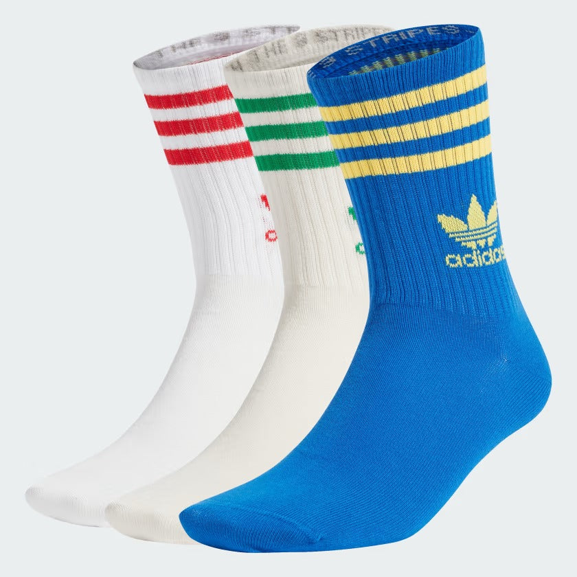 ADIDAS AOR CREW SOCK 3STR BLUE/CWHITE/WHITE IX7512