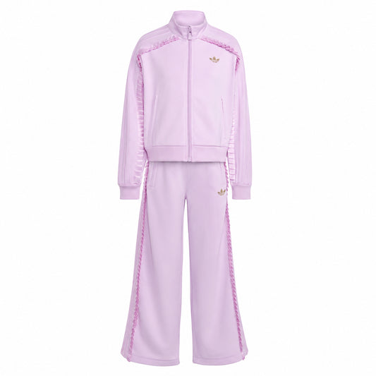 Adidas Tuta Bambina Firebird Full Zip Rosa KR6592